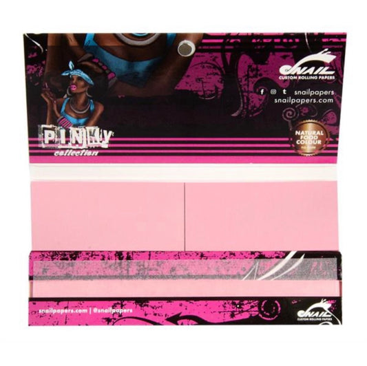 SNAIL Coloured King Size Slim Papers & Tips "Pinky Collection"