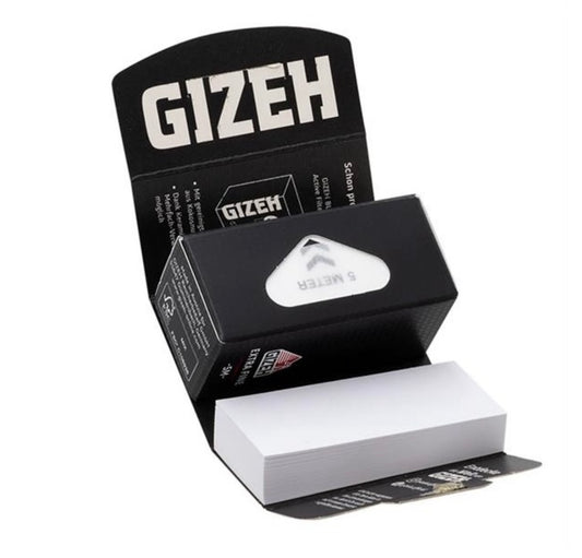 Gizeh EXTRA FINE (Black) Rolls Slim (44mm) + Tips