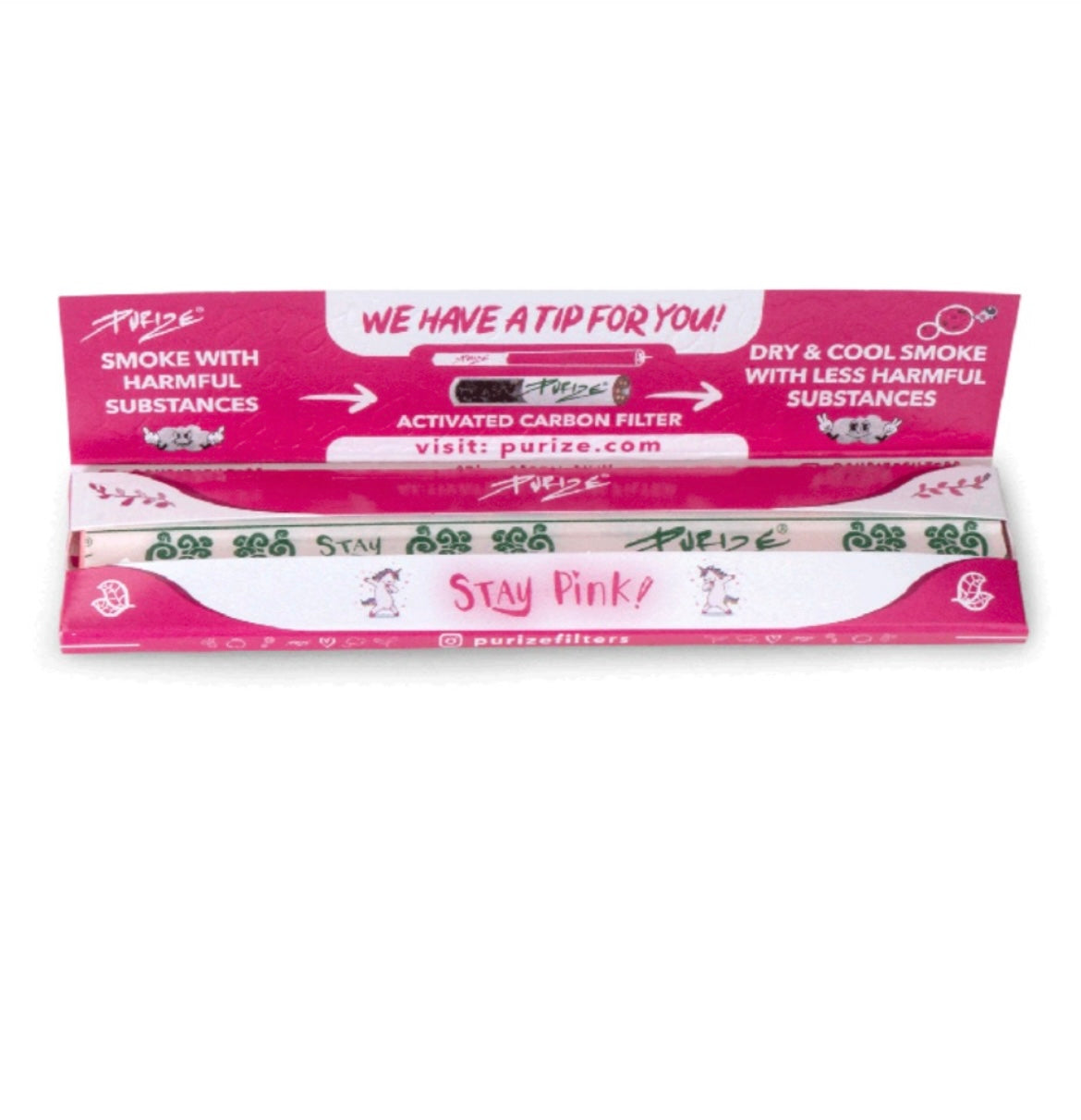 Purize Longpapers King Size Pink