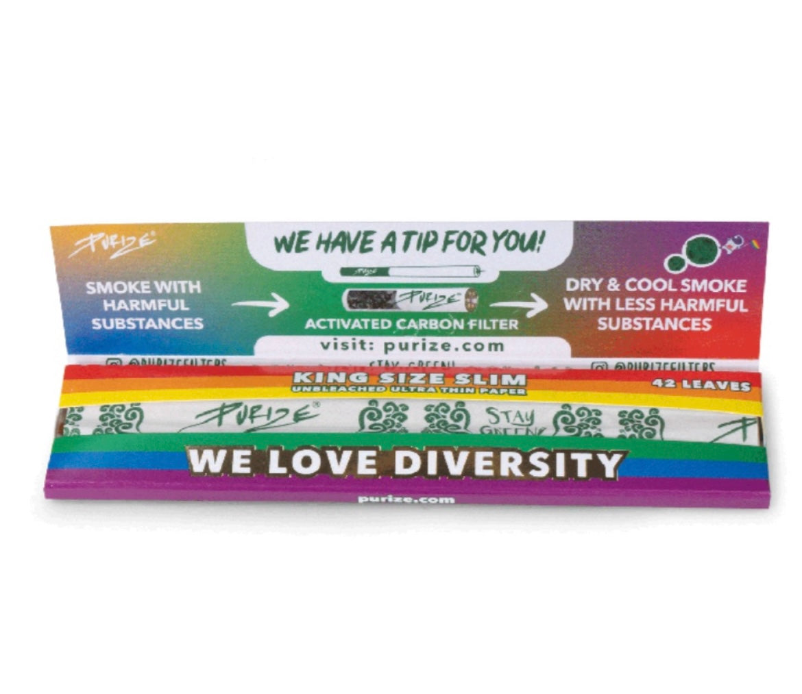 Purize Longpapers King Size Rainbow