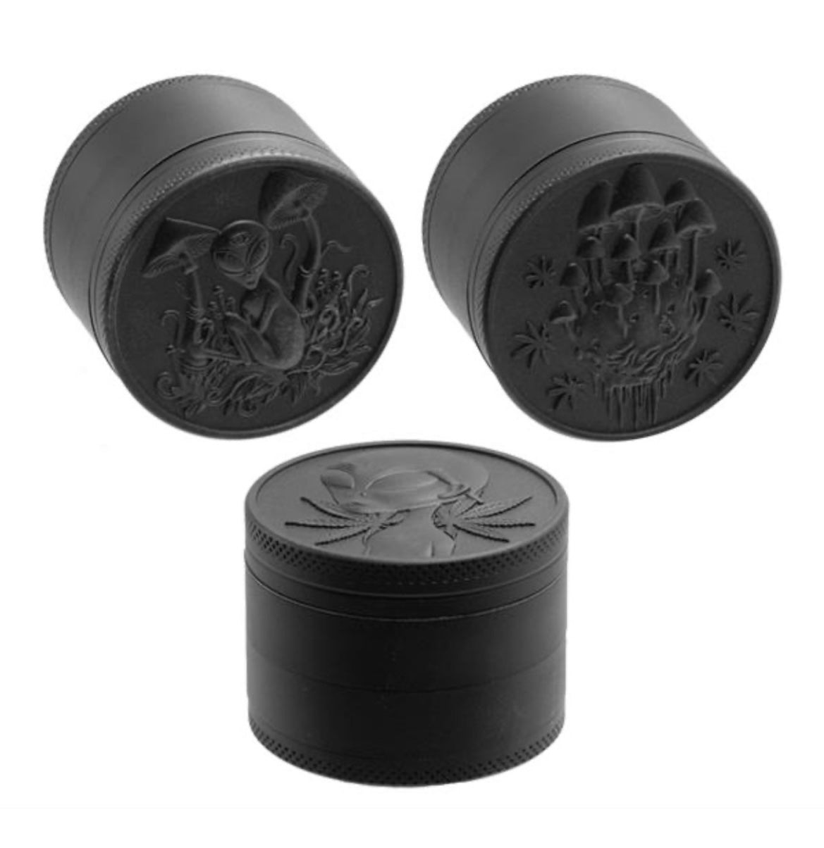 Black Embossed Grinder