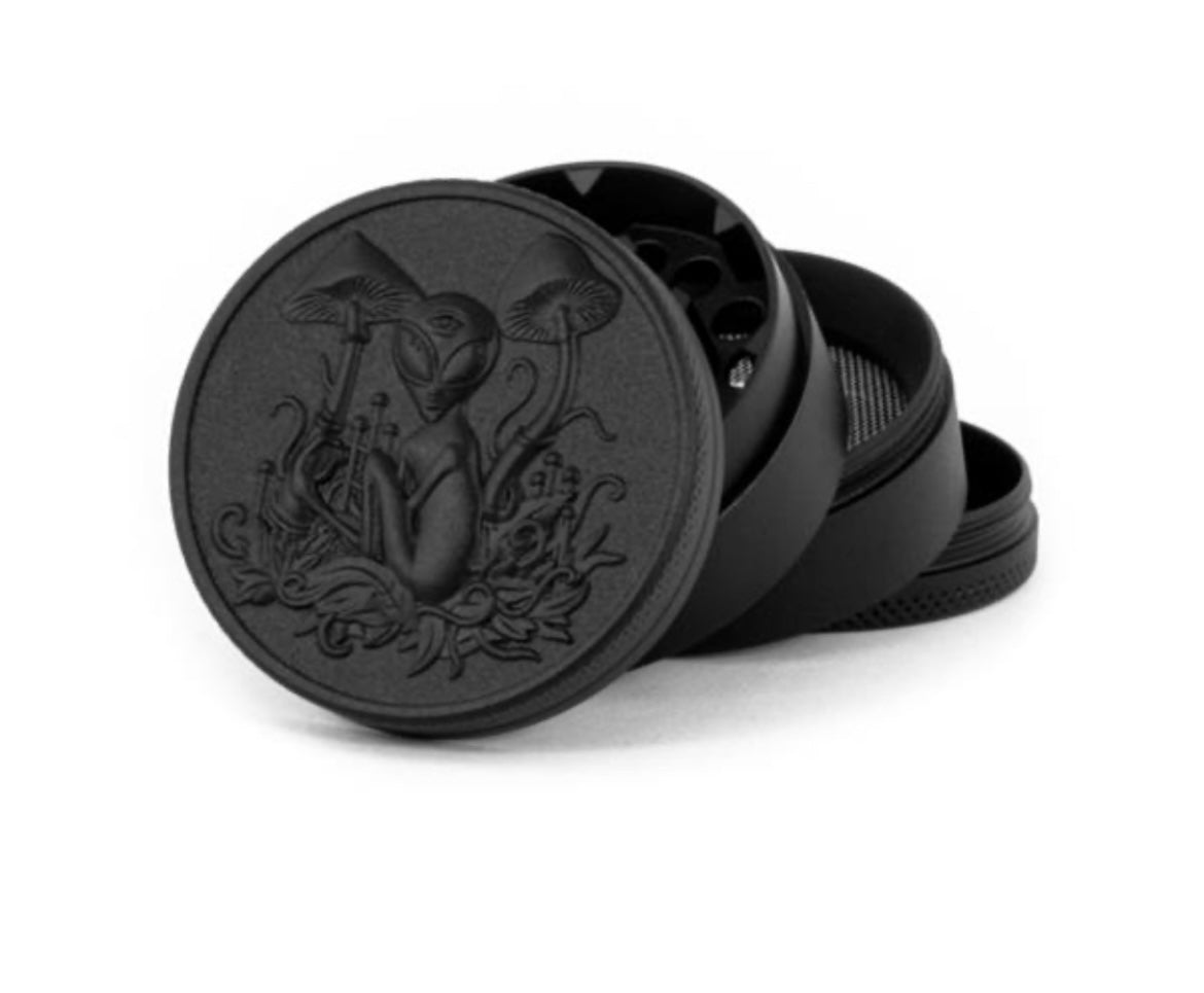 Black Embossed Grinder